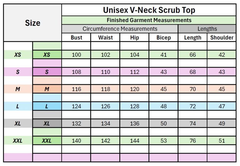 V-Neck Scrub Top – Floral
