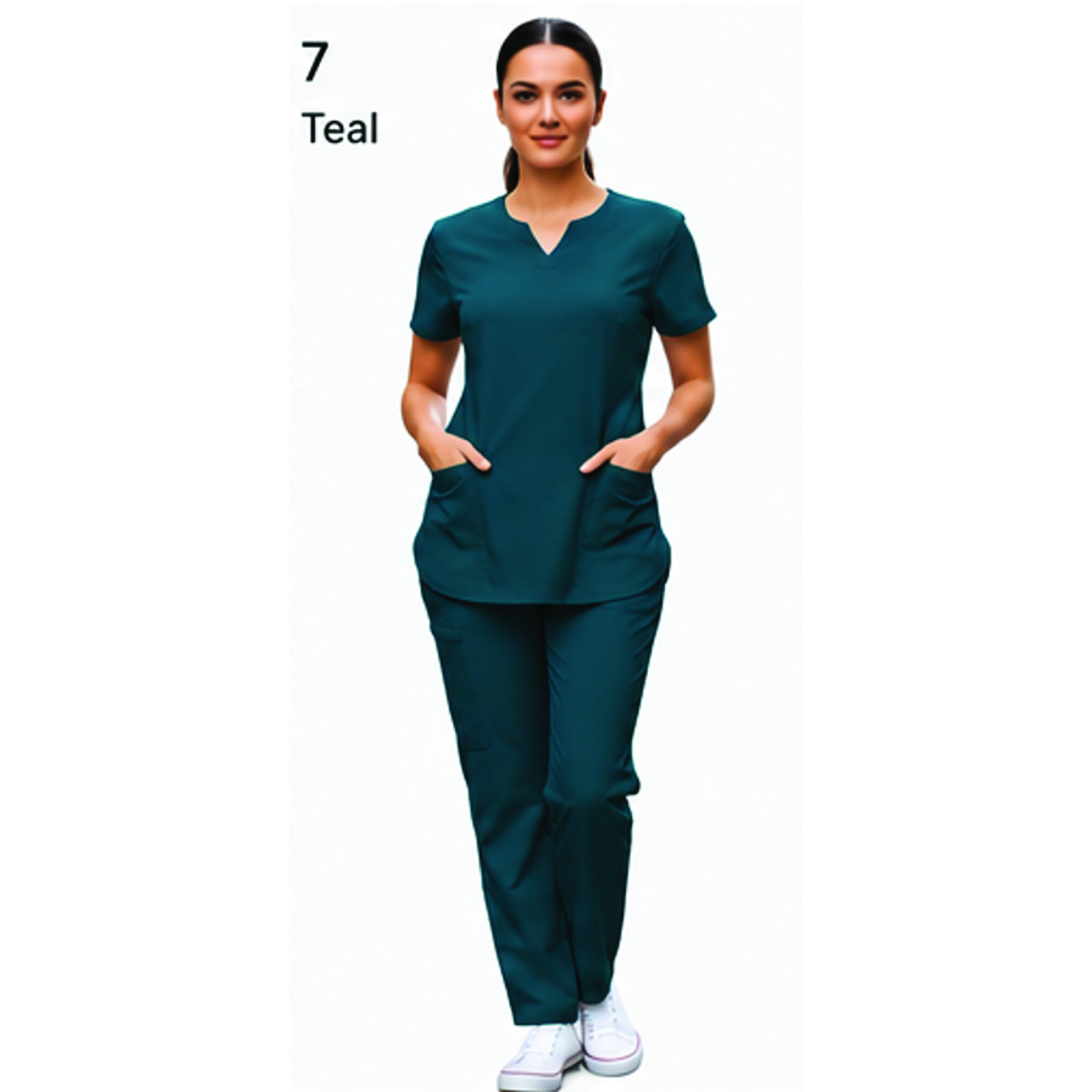 rose scrub top set teal 01 rose scrub top set teal 01